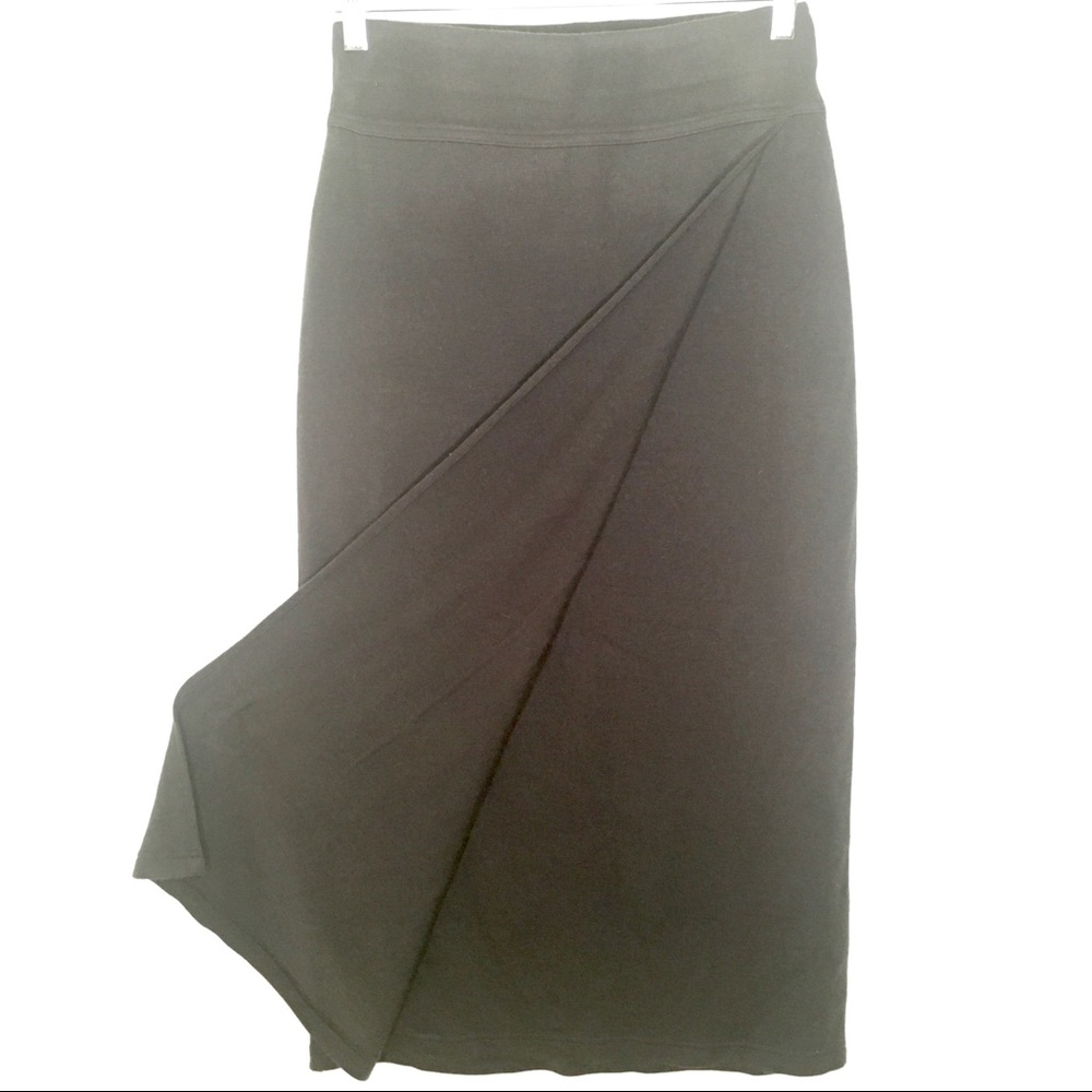 Territory Ahead Wool Sweater Wrap Skirt